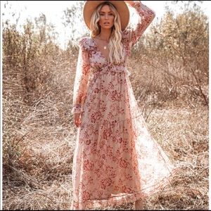 Vici Songbird ruffle dress